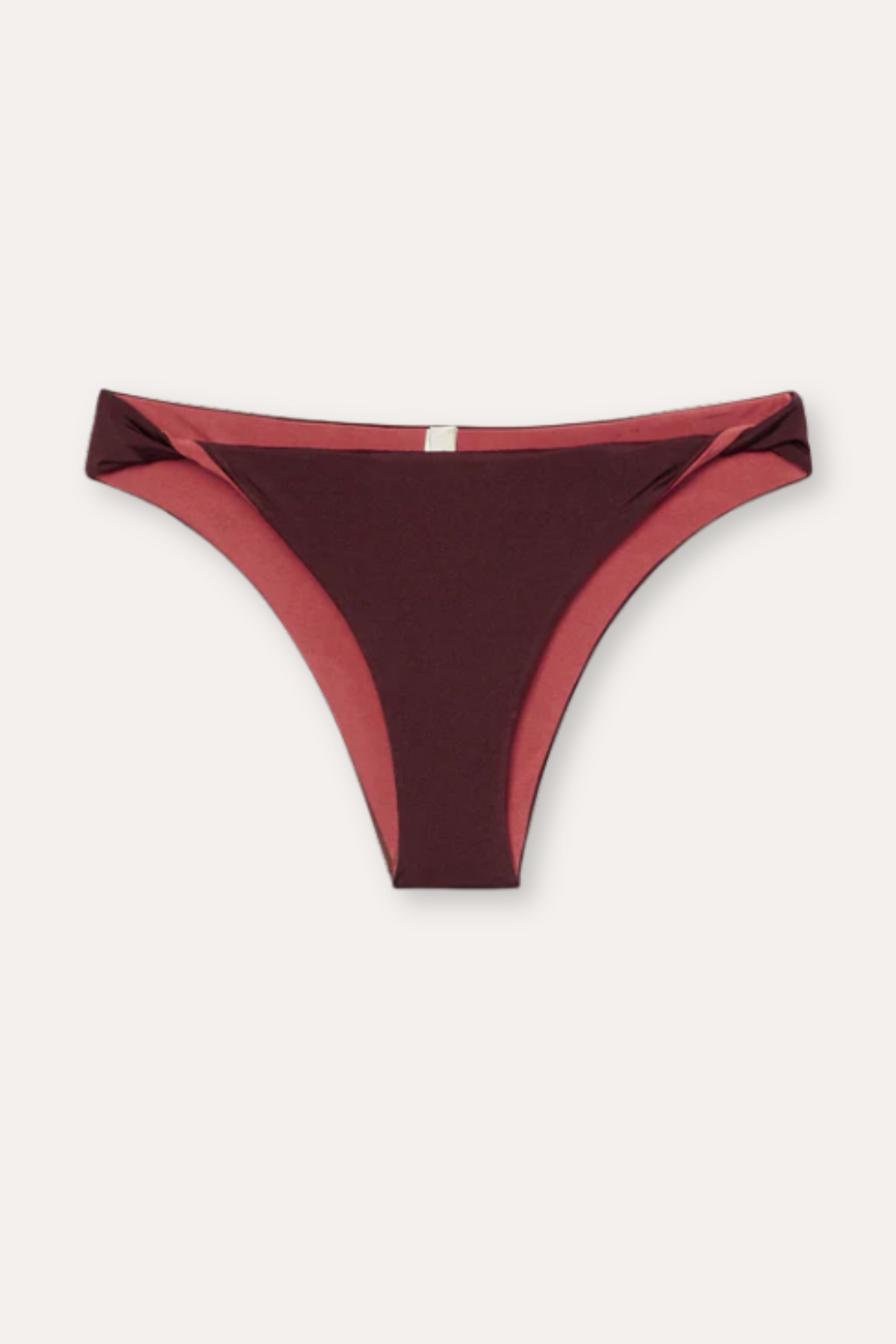 Twisted Bikini Bottom - Burgundy