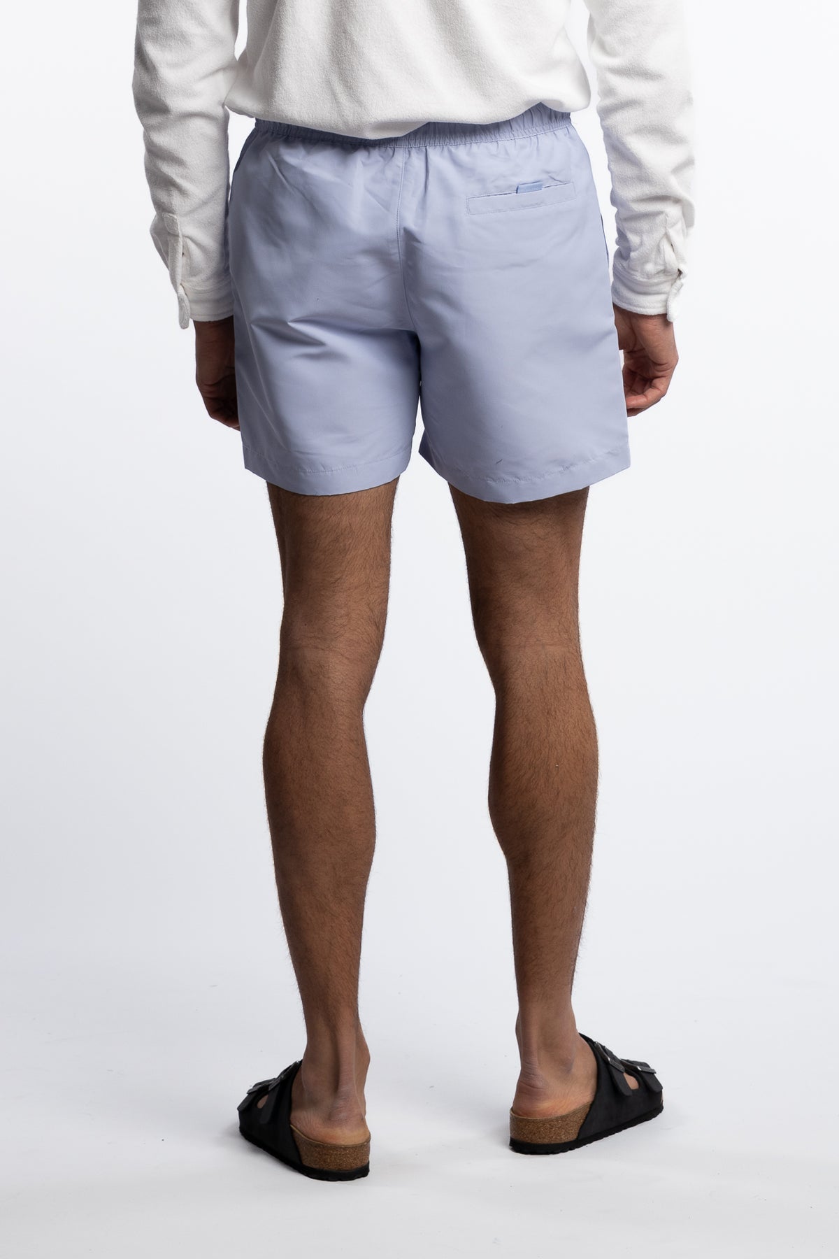 Medium Drawstring Swim Shorts Dusty Cornflower