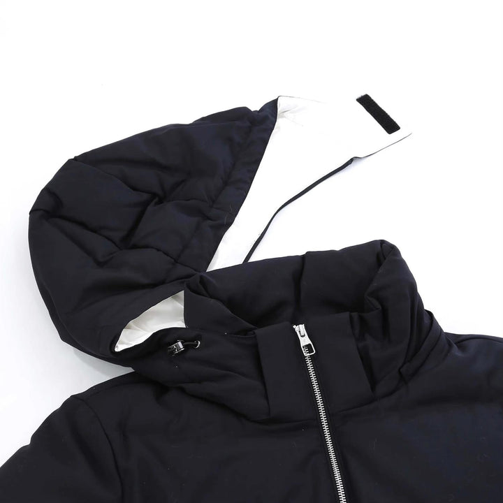 Hooded Down Jacket Navy