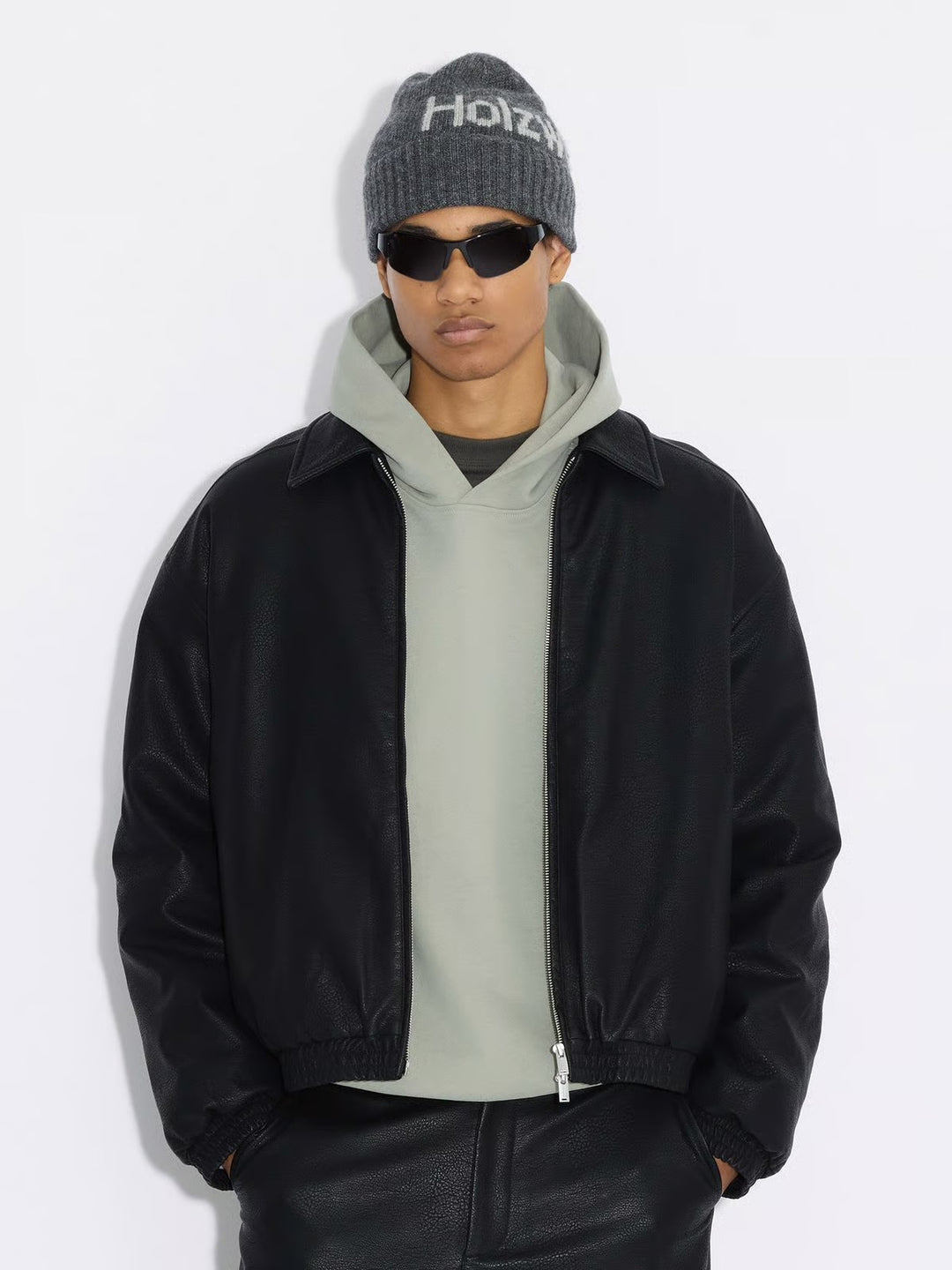 Haza Logo Beanie Dark Grey Mix