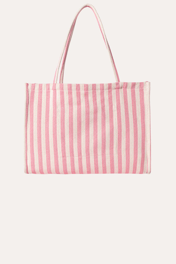 Ivy Tote bag - Light pink stripe