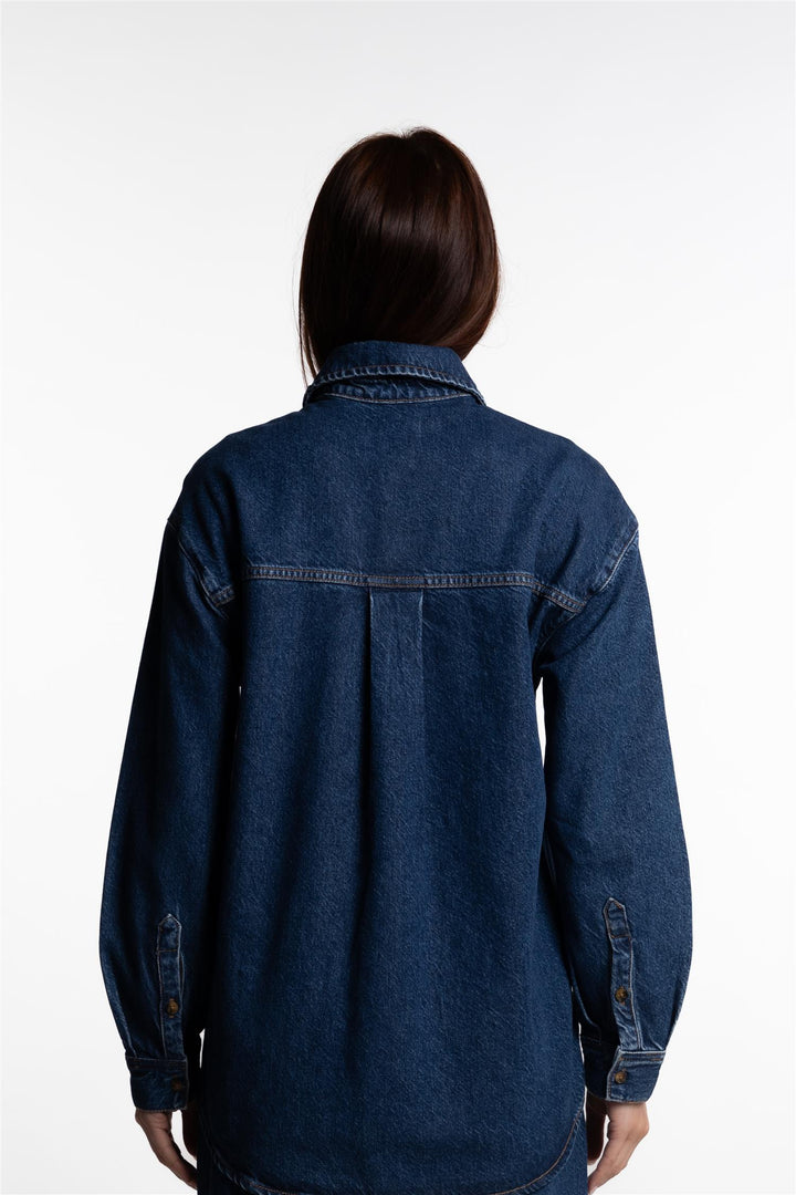 Alex Shirt- Dark Washed Blue