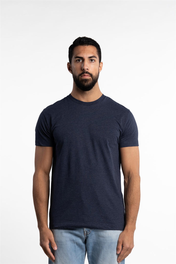 Kronos Round Neck T-Shirt Blue Iris Mel