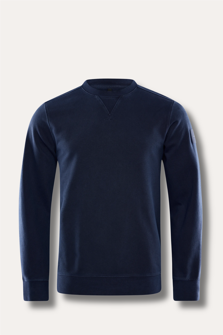 Wind Pigment Sweater Dark Navy