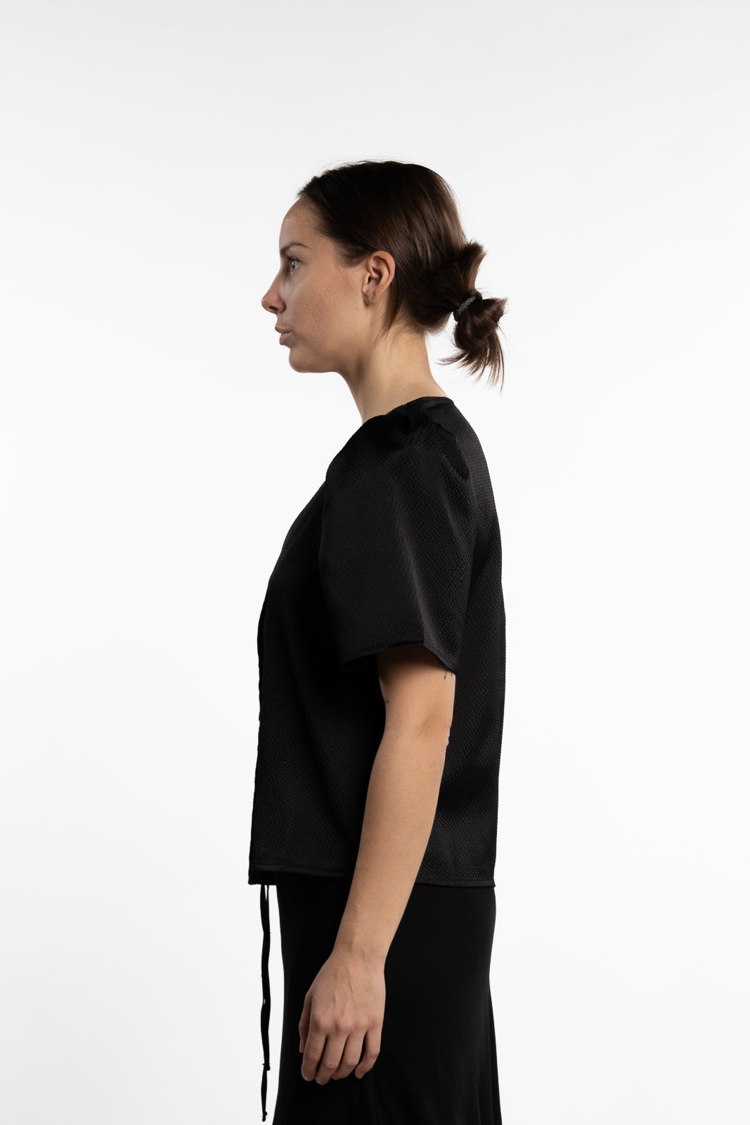 Vesta Blouse- Black