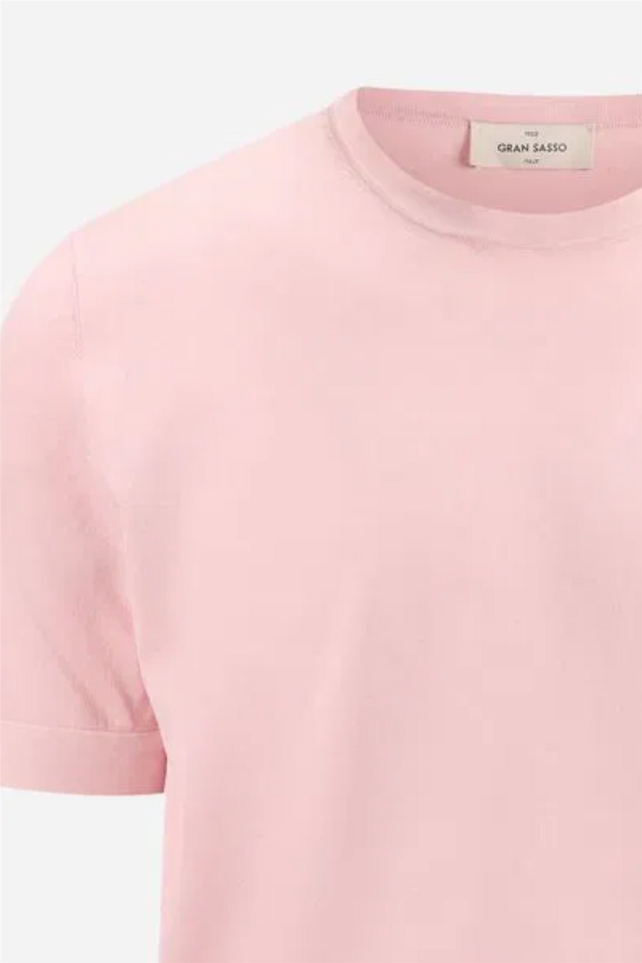 Crew Neck T-shirt Organic Cotton Pink