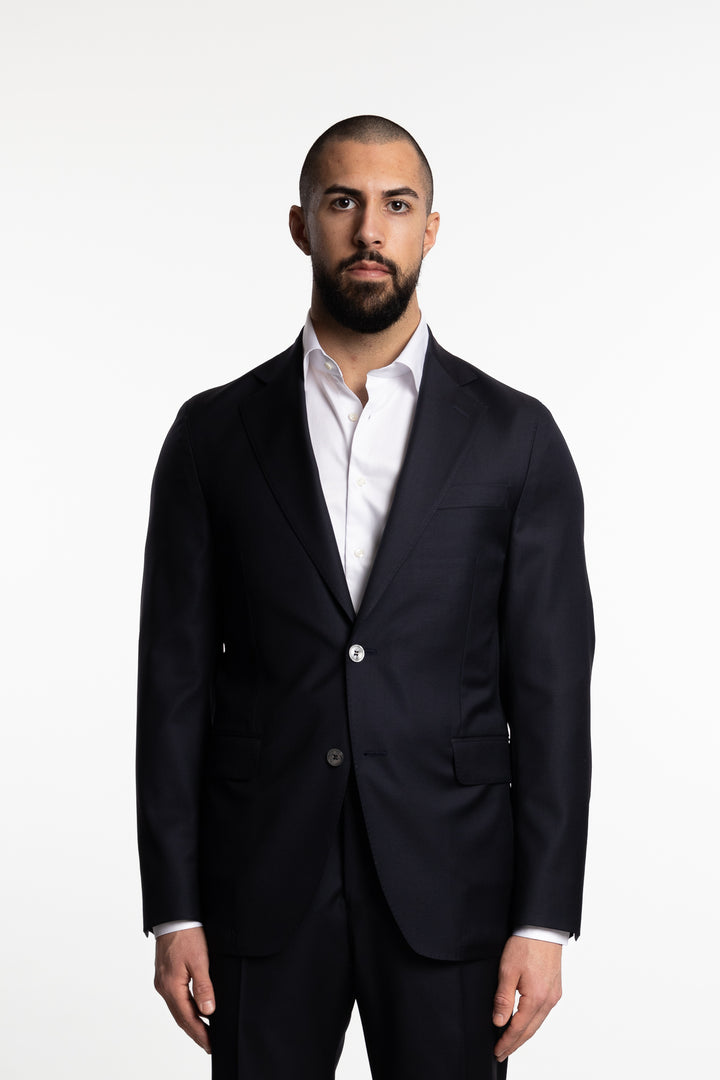 Sienna Slim Fit Wool Blazer Ink Blue