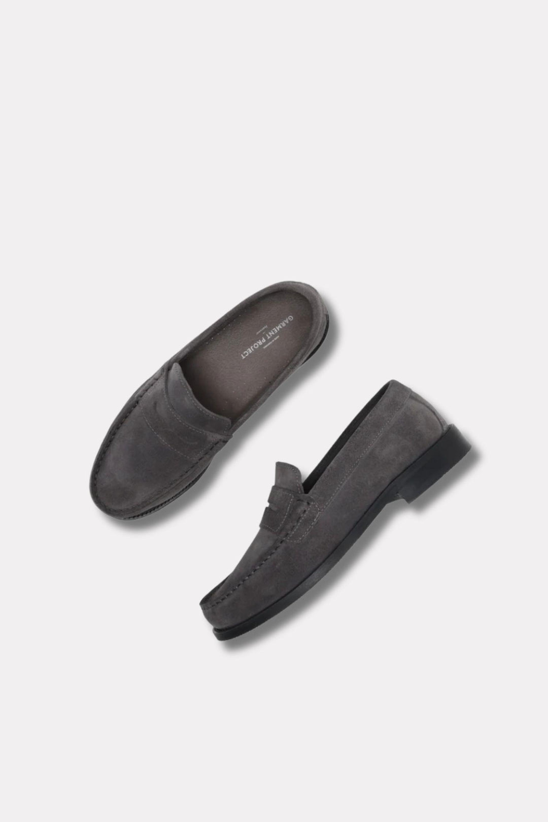 Miles Penny Loafer - Charcoal Suede