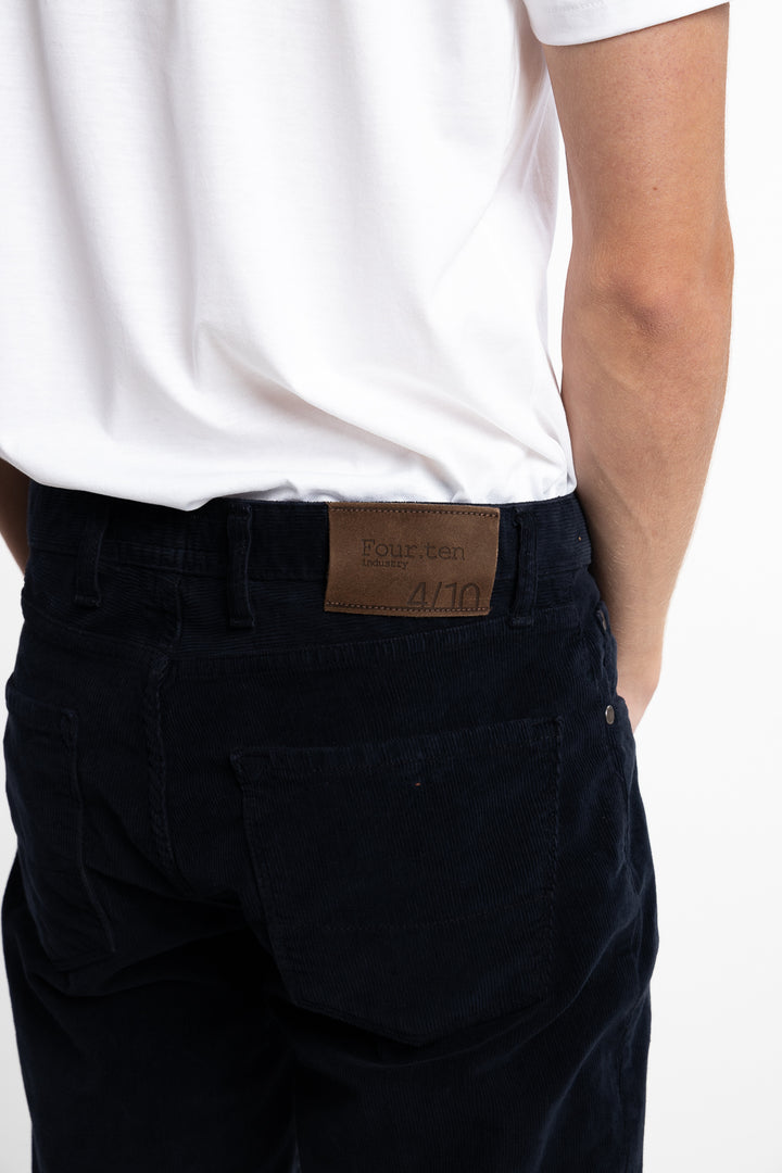 Cotton Corduroy 5-Pocket Pants Dark Blue