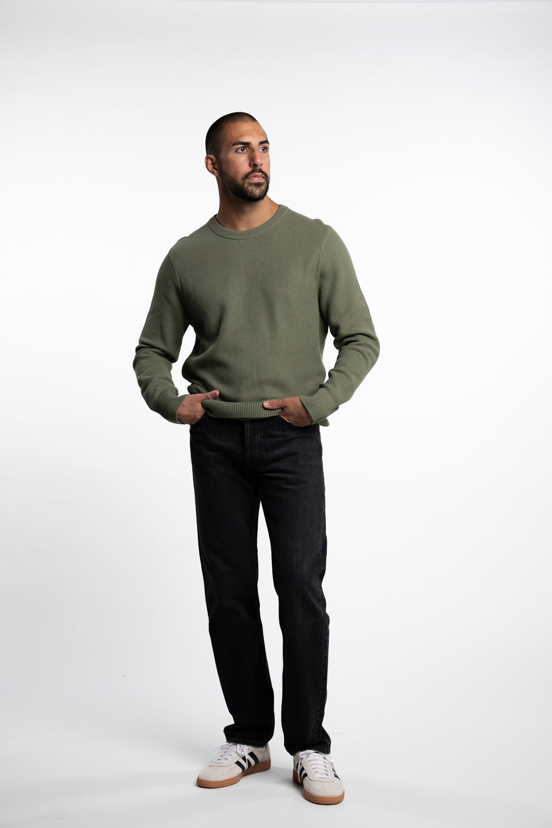 Arthur Knit Organic Cotton Olivine