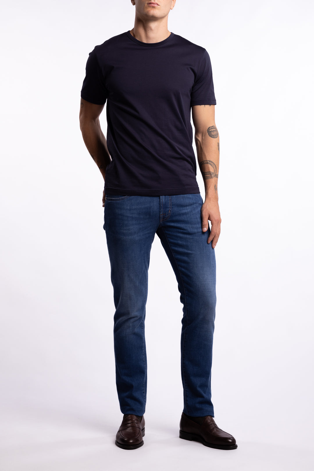 Michelangelo Slim Fit Jeans D375 Soft Touch Cloud