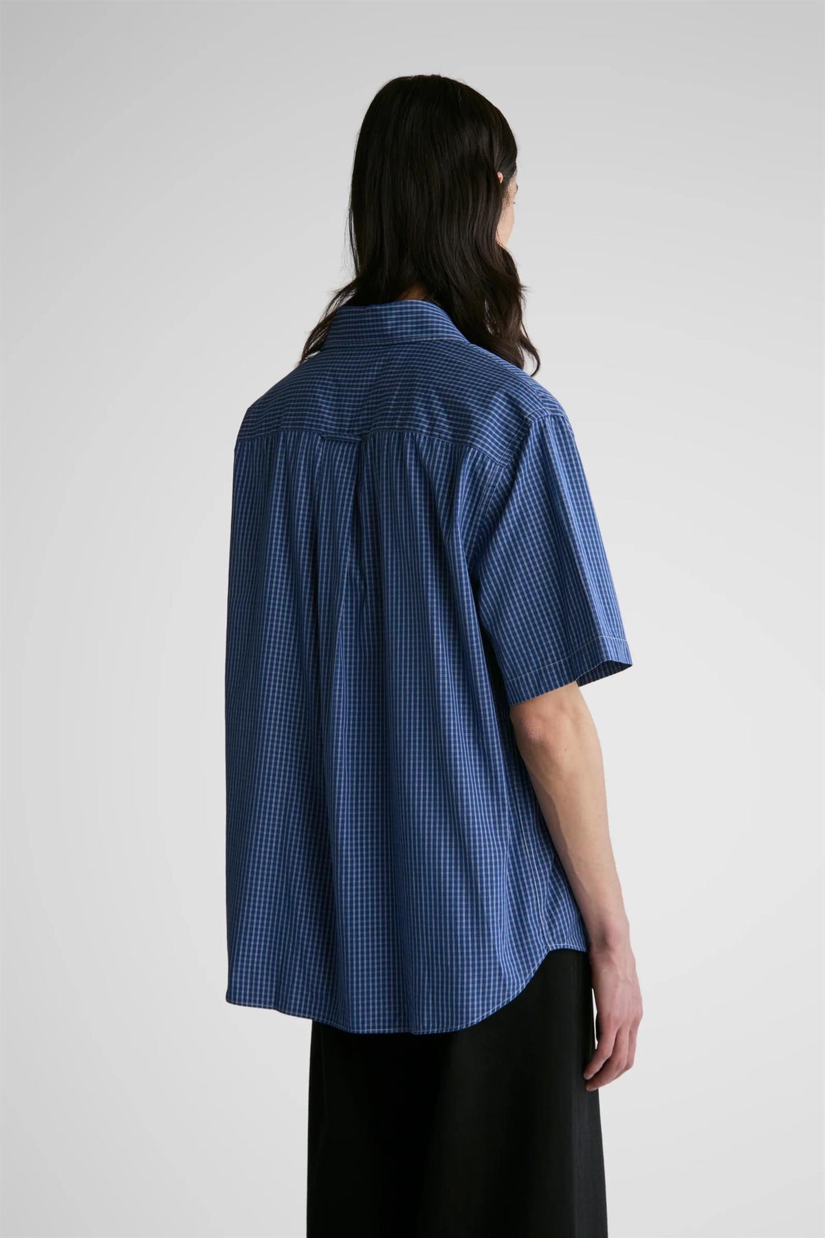 Brass Tee Blue Clerk Check