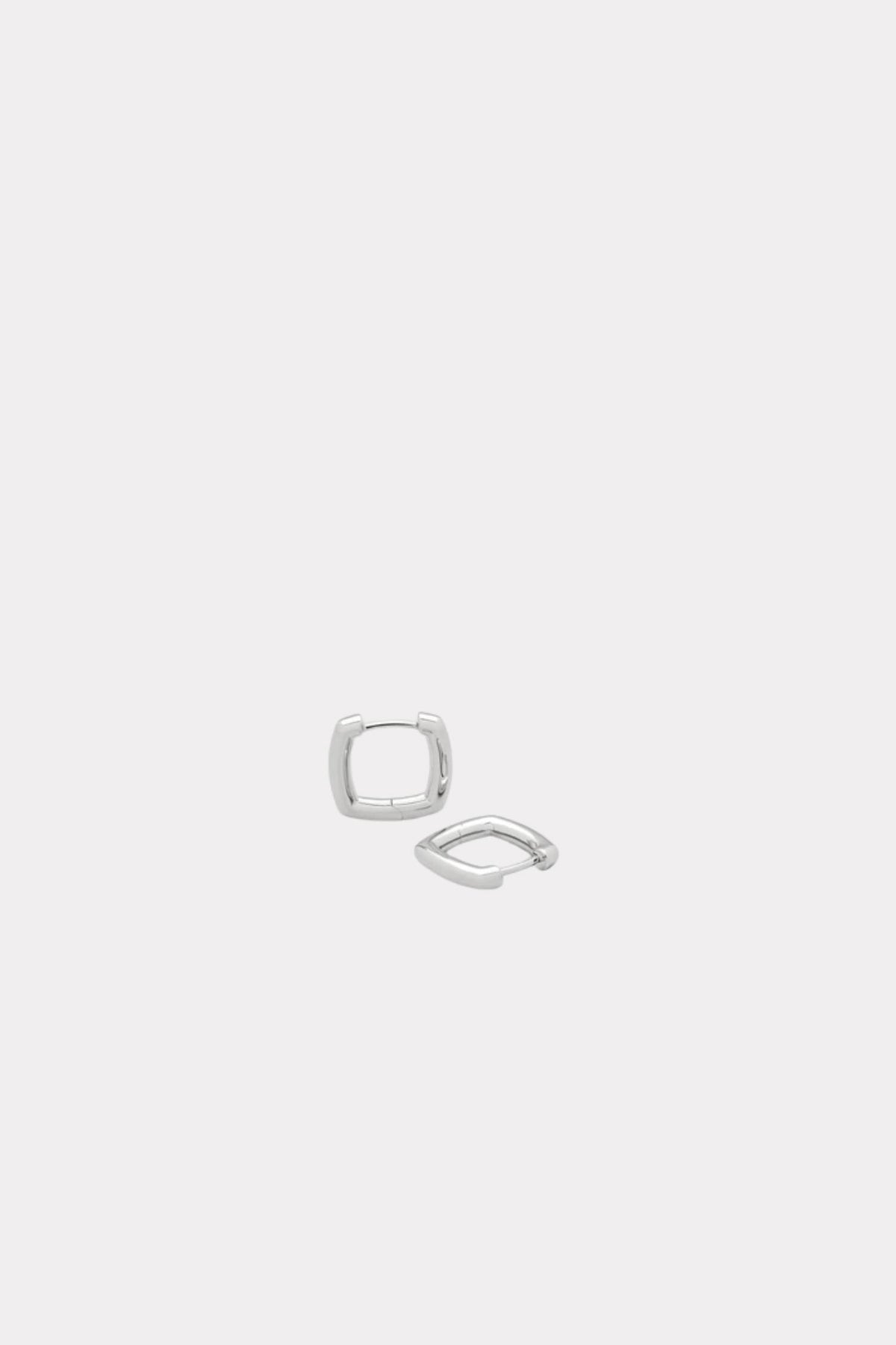 Women's Frame Hoops Small Silver