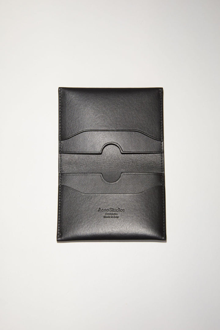 Folded Card Holder- Black