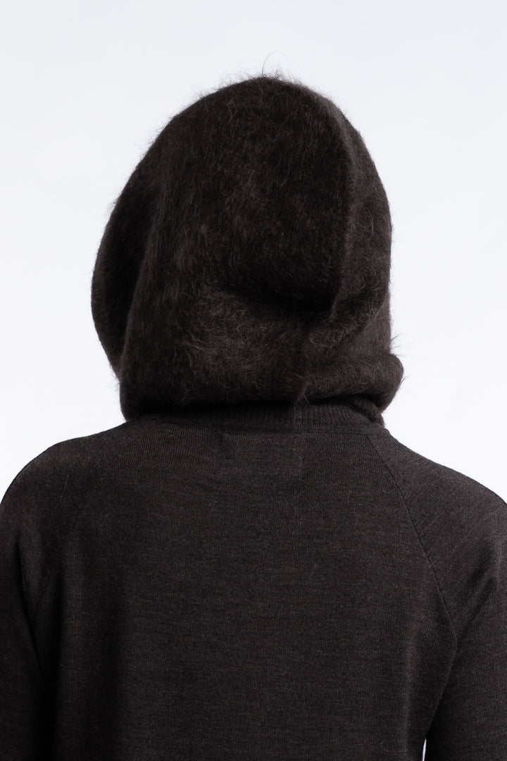 Kajsa Chunky Balaclava- Dark Brown