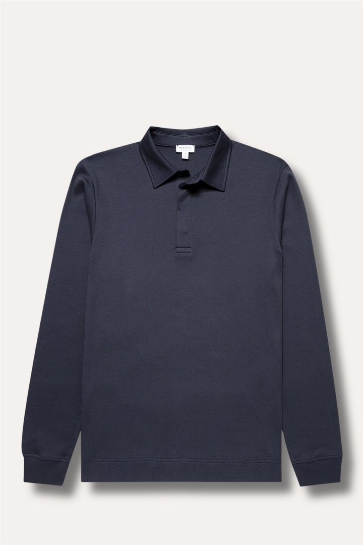 Heavyweight Rugby Polo Shirt Navy
