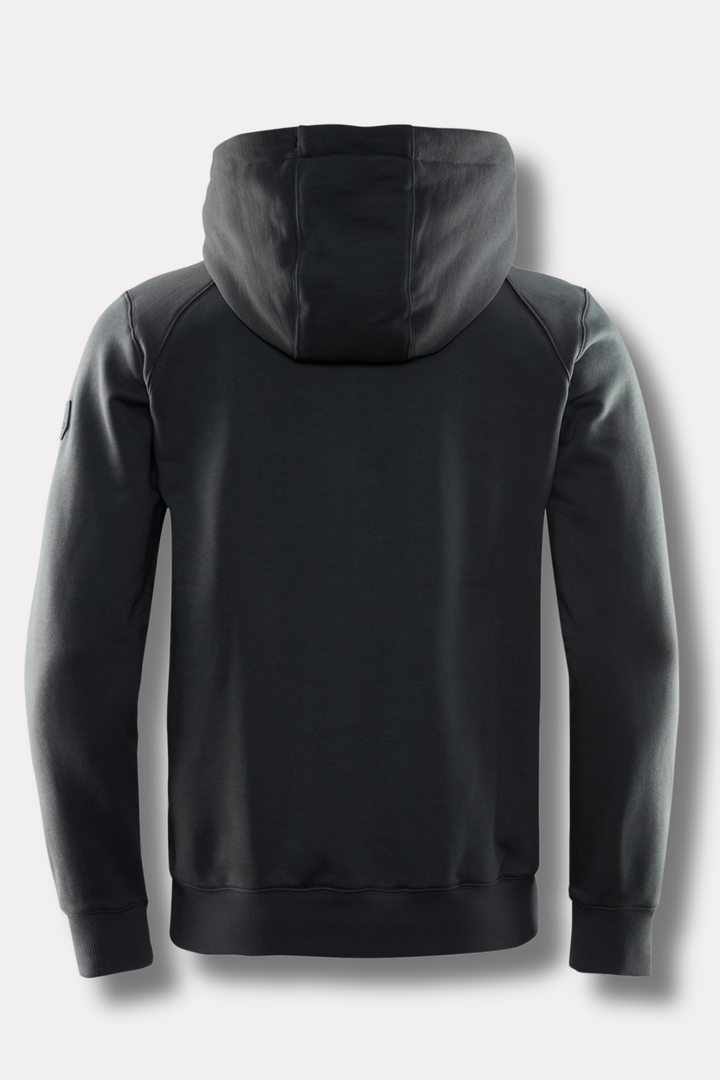 Drift Terry Zip Hood Aurora Green