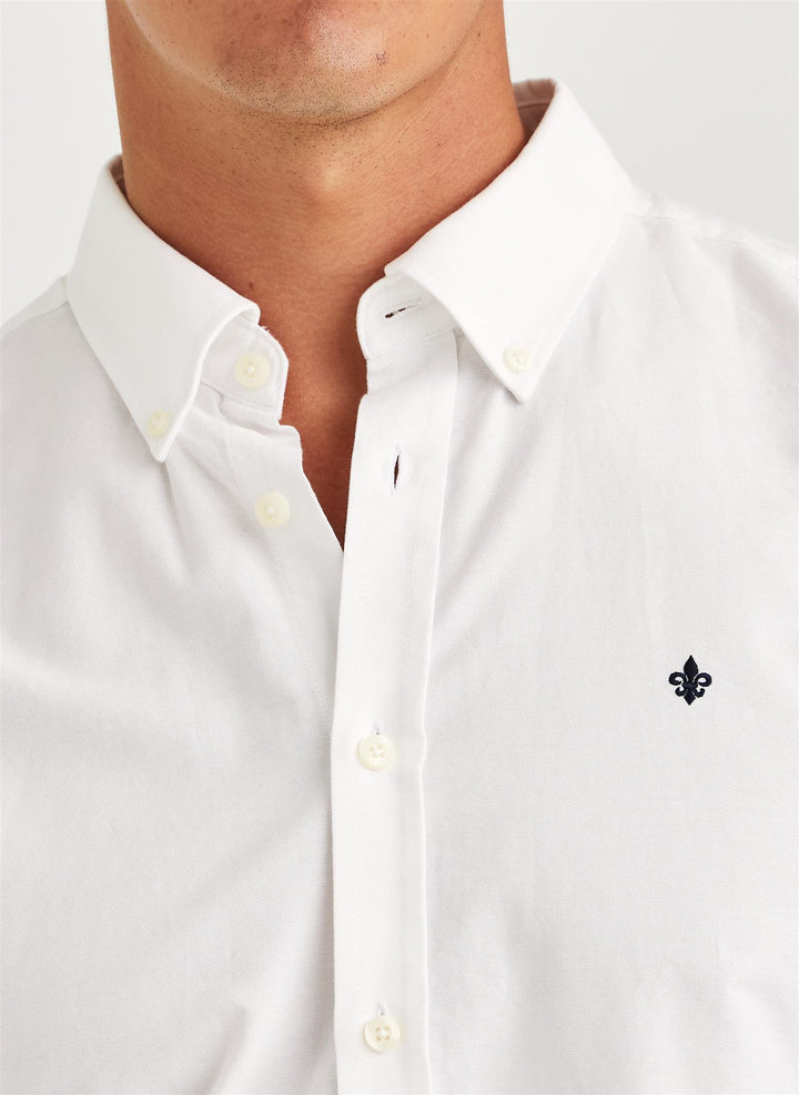 Oxford Slim Fit Button Down Shirt White