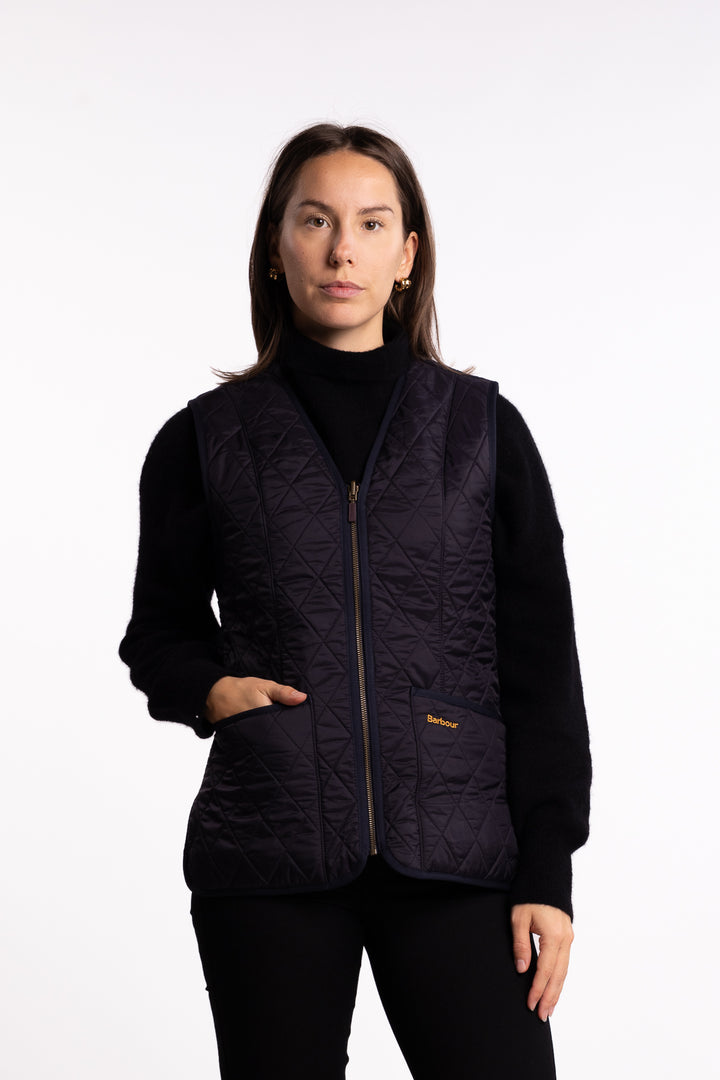 Betty Fleece Vest- Navy