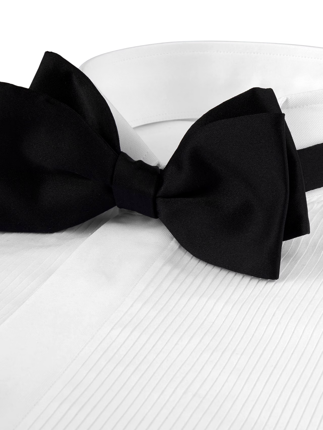 Slimline Plaza Tuxedo Smoking Shirt Wing Collar White