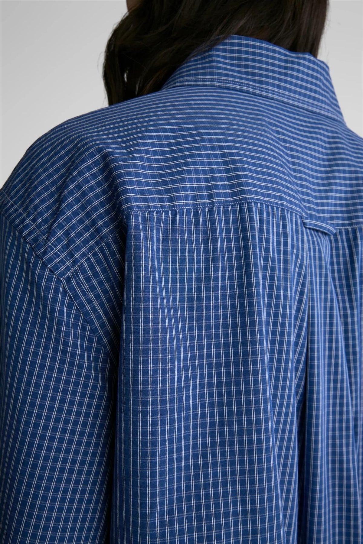 Brass Tee Blue Clerk Check