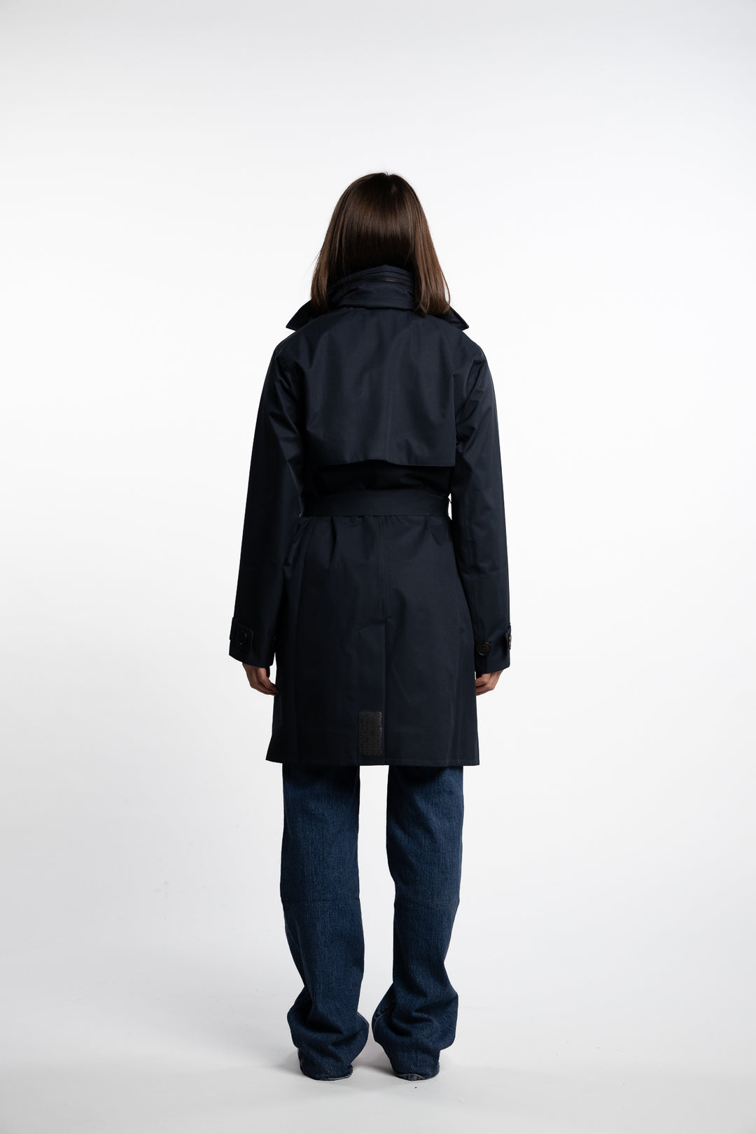 Yr'en Coat - Dark Navy