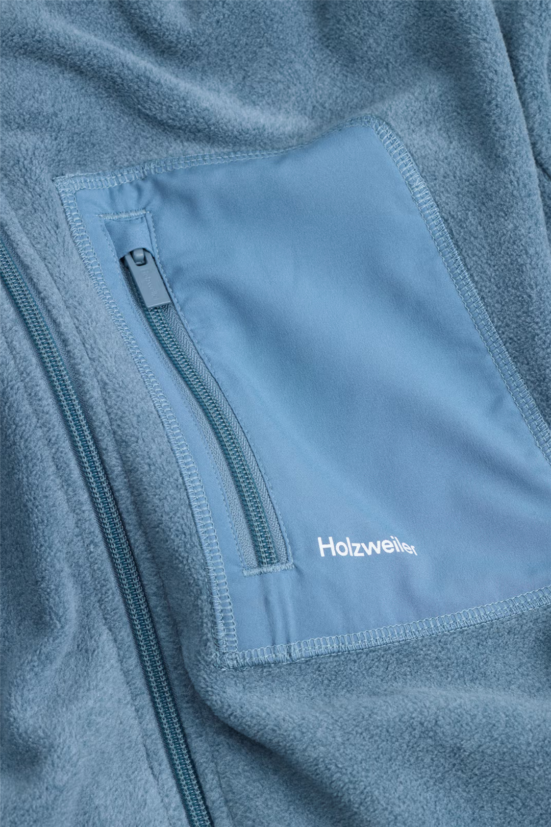 Regular Fleece Jacket Dusty Blue