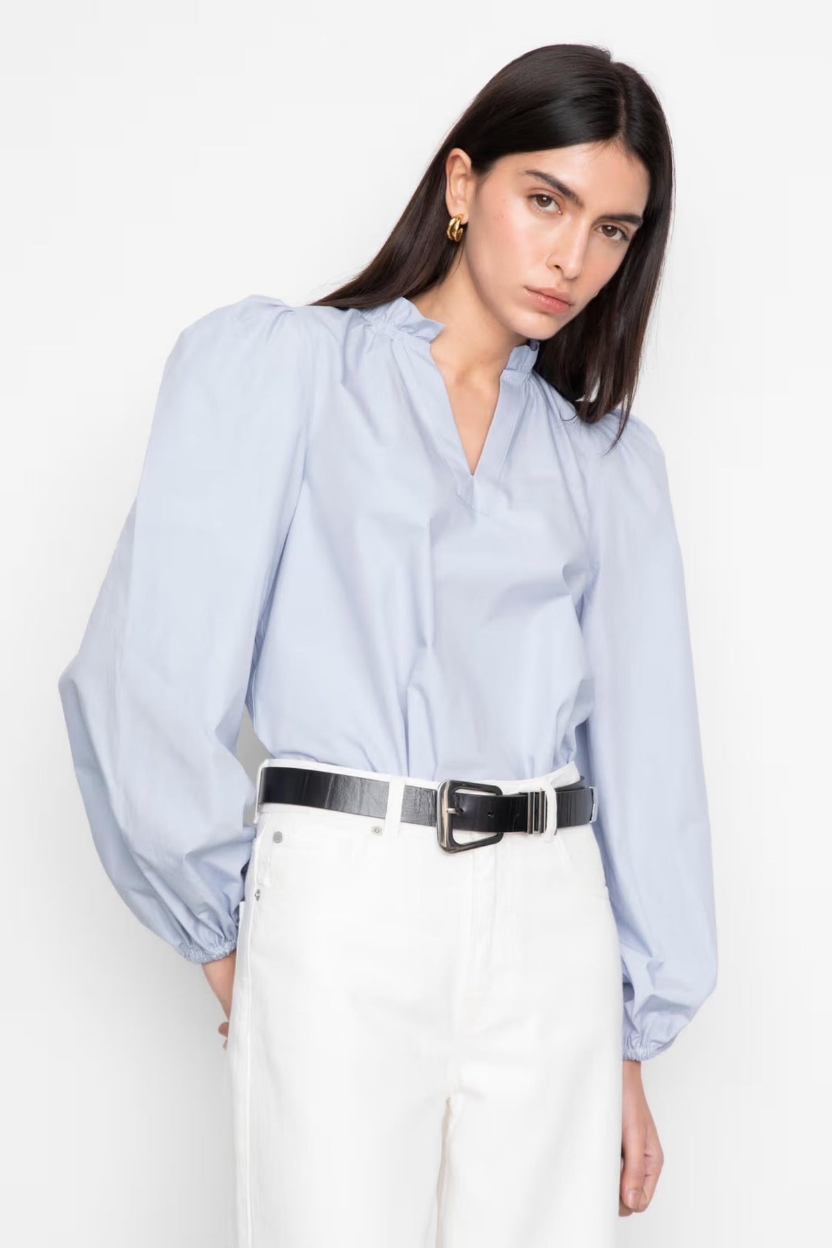 Infinity Blouse- Light blue