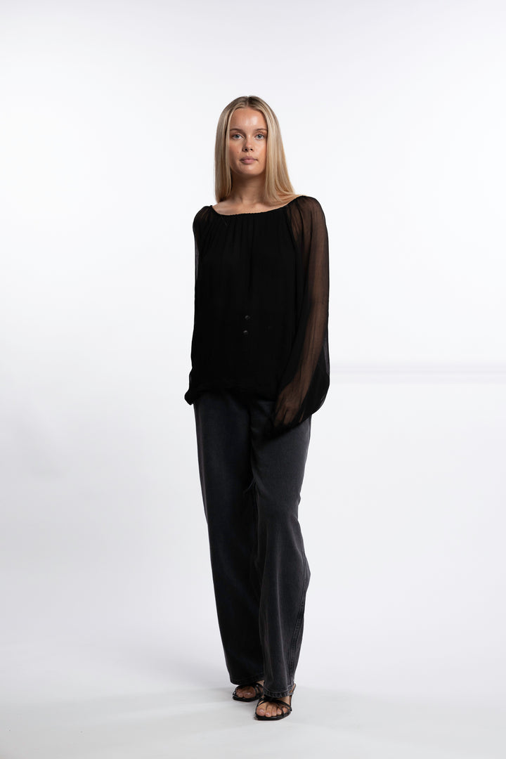 Uma Blouse- Black