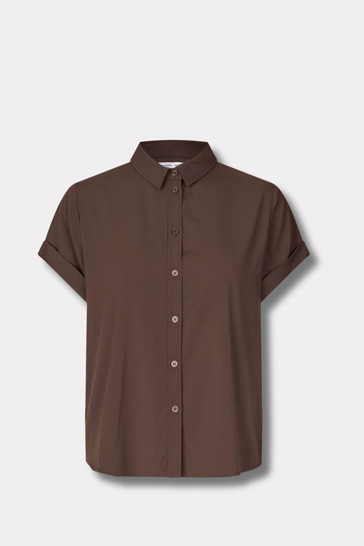 Majan SS Shirt 9942 - Black Coffee