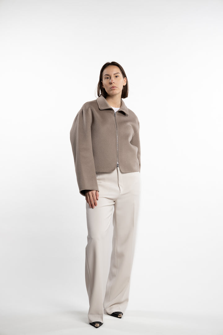 Dafina Jacket- Moss Grey