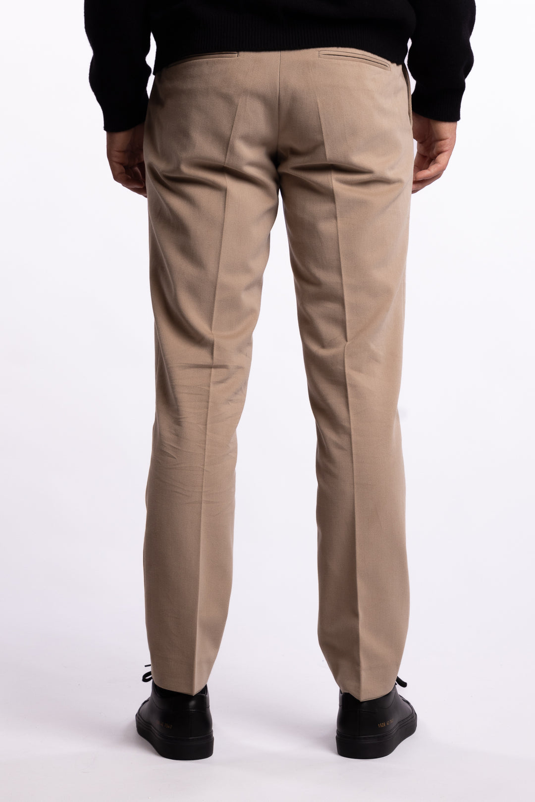 Parma Brushed Cotton Trousers Khaki