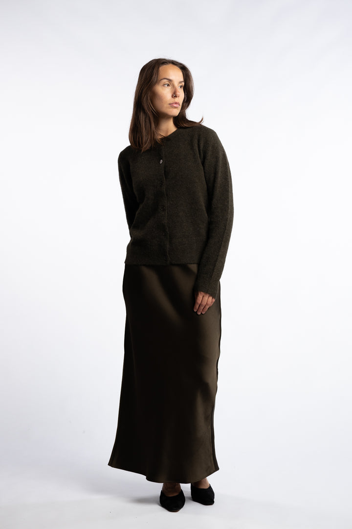 Nor Short Cardigan 7355 - Deep Forest