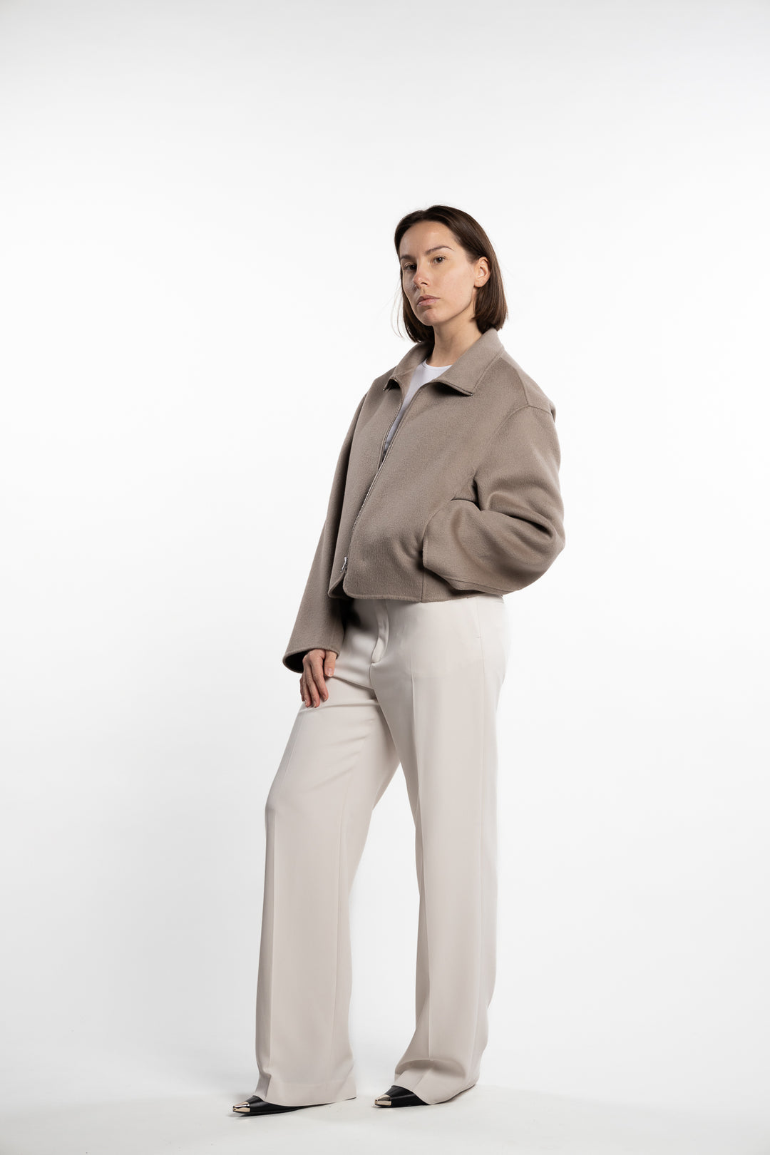 Dafina Jacket- Moss Grey