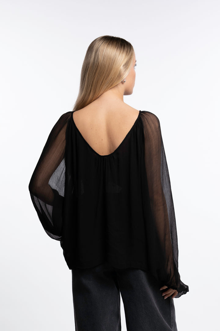 Uma Blouse- Black