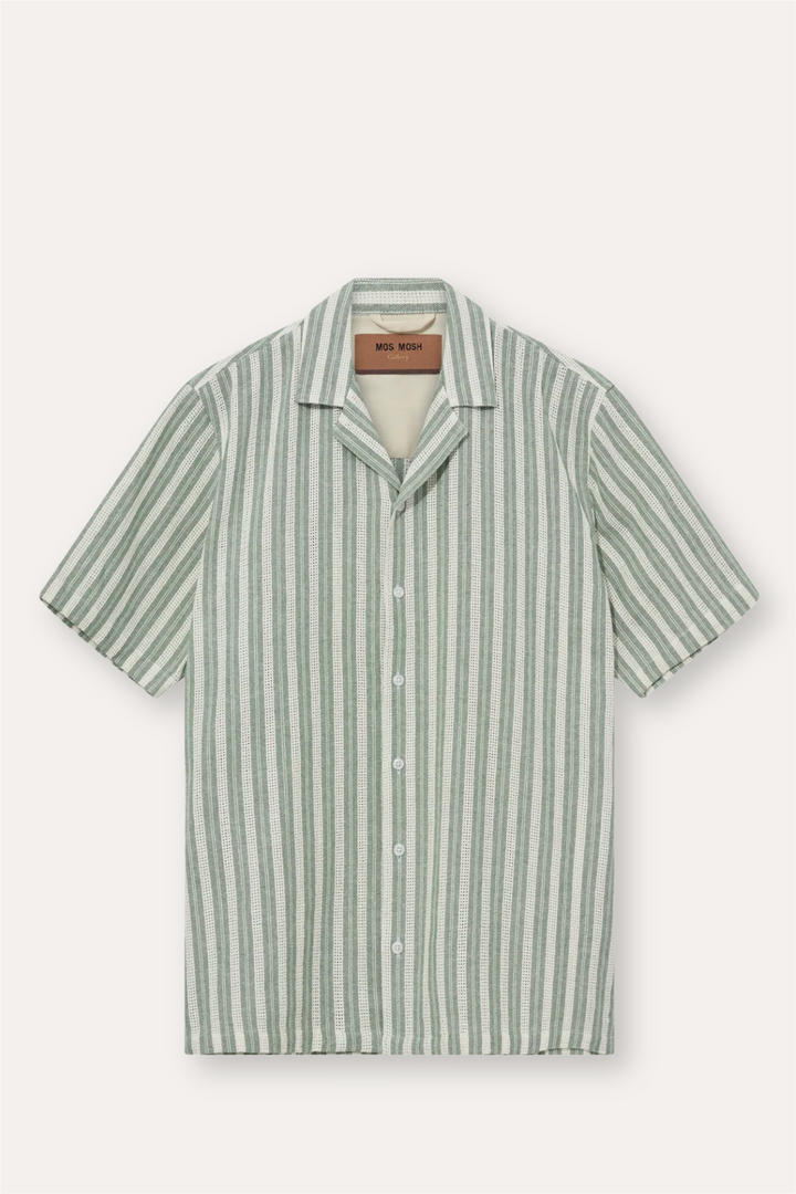 Joe Basso Stripe SS Shirt Watercress