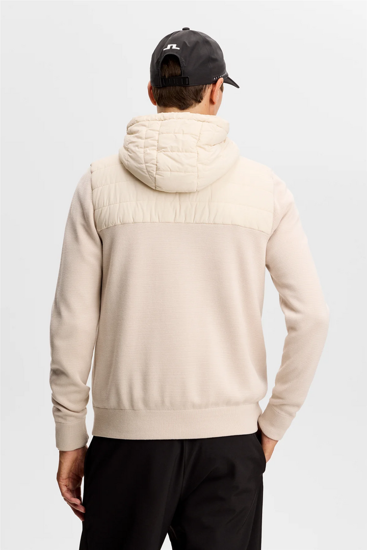 Ebbe Hybrid Knit Hoodie Moonbeam