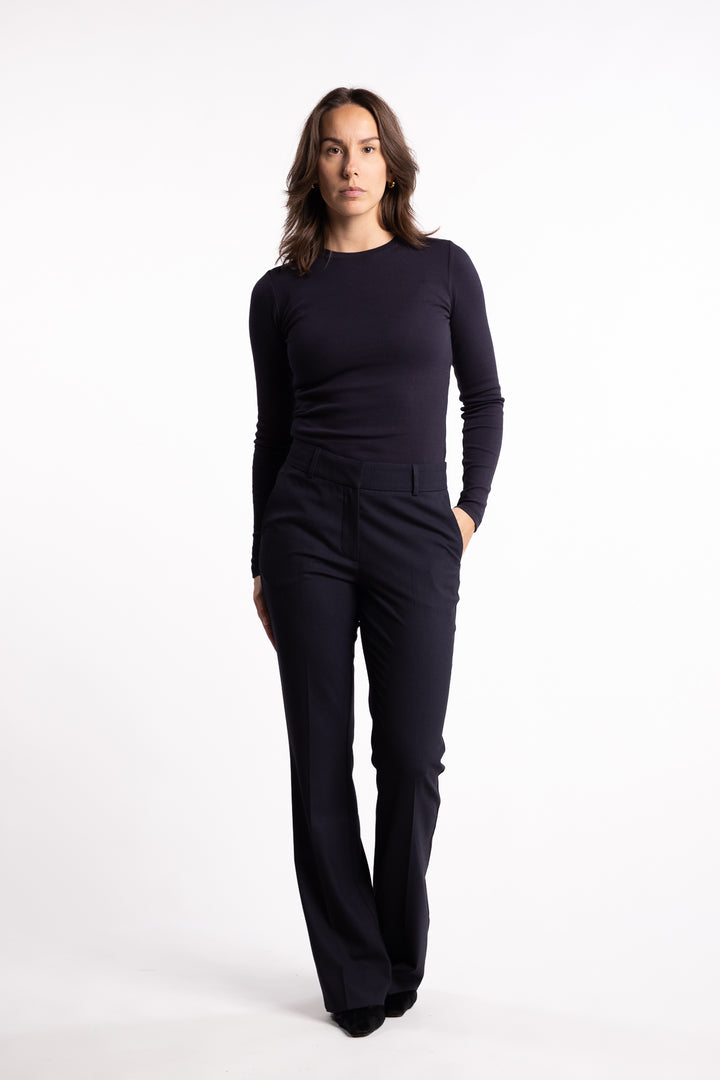 ClaraFV - Navy Mini Pinstripe