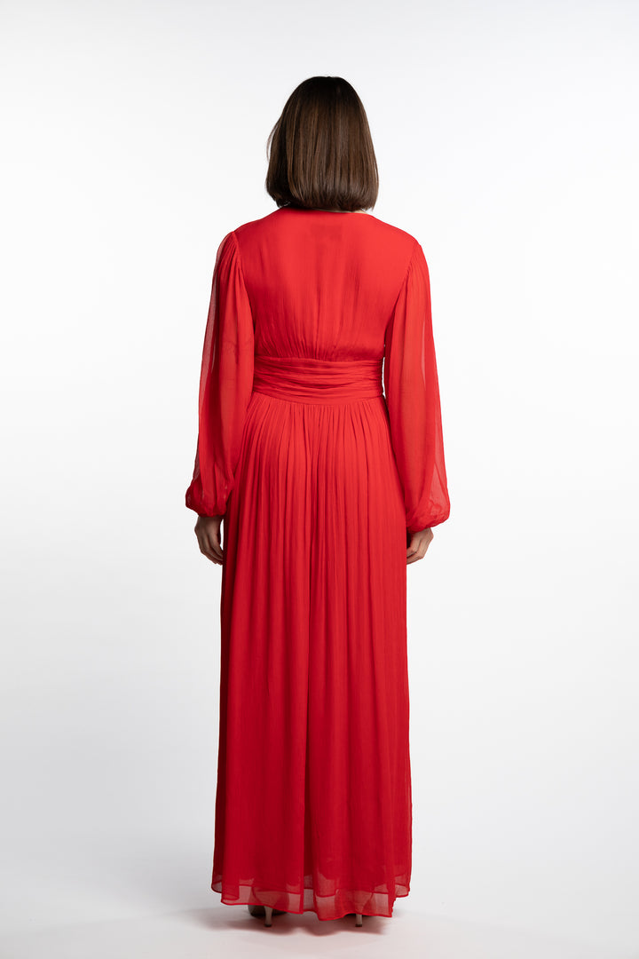 Riviera Dress - Poppy Red