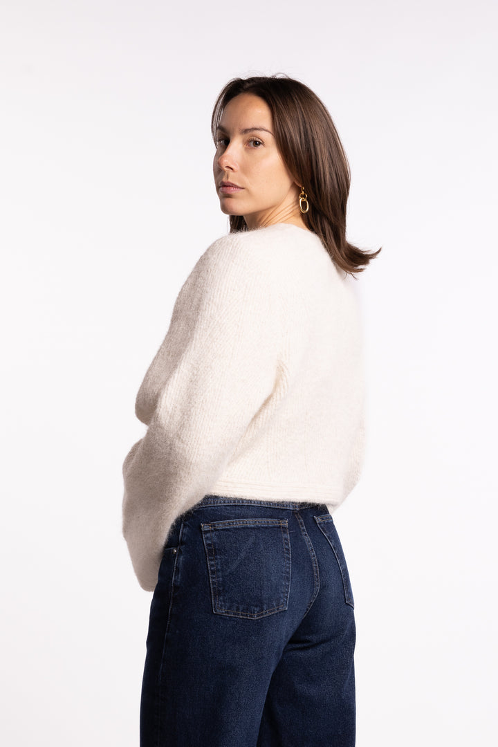 Cessole Cardigan- Off-white