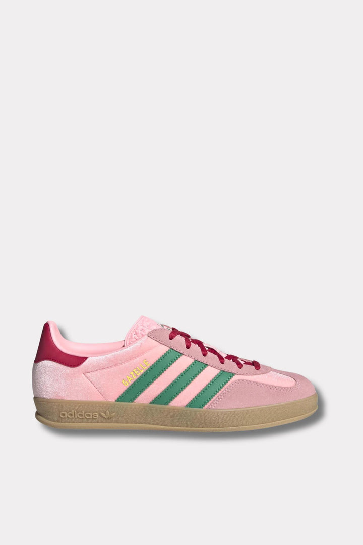 Gazelle Indoor W- Court Green/Glow Pink/Gum