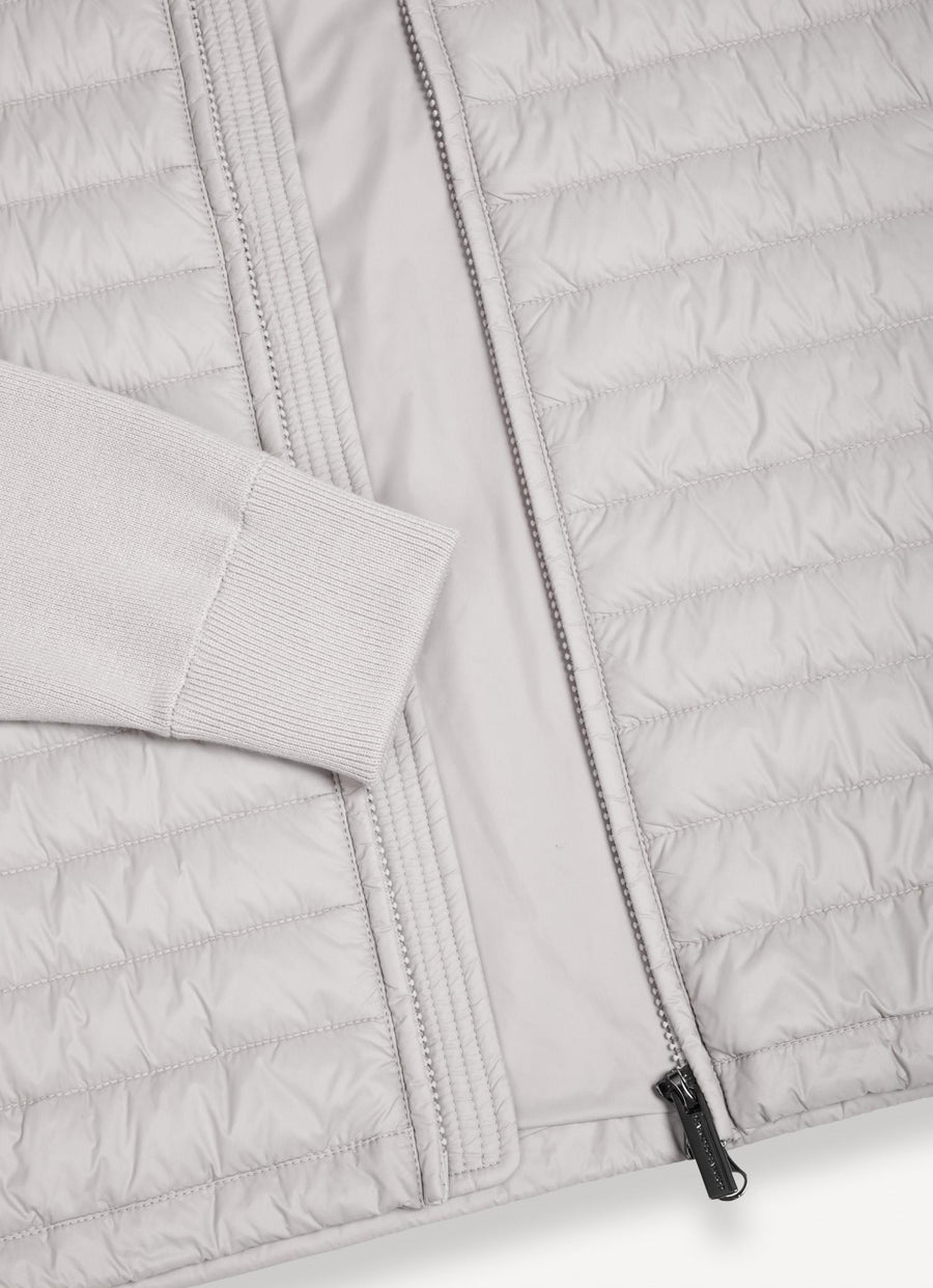 Hybrid Padded Jacket Hemp Beige