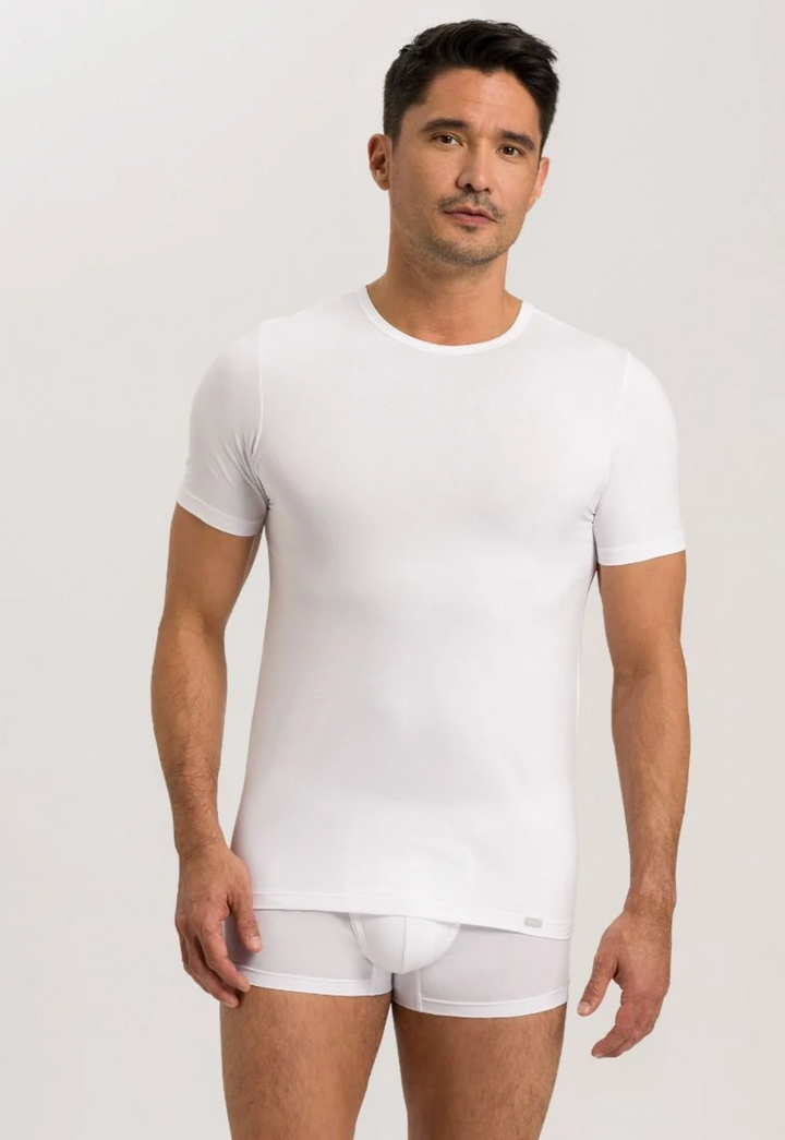 Two Pack Short Sleeve Shirts Cotton Essentials White