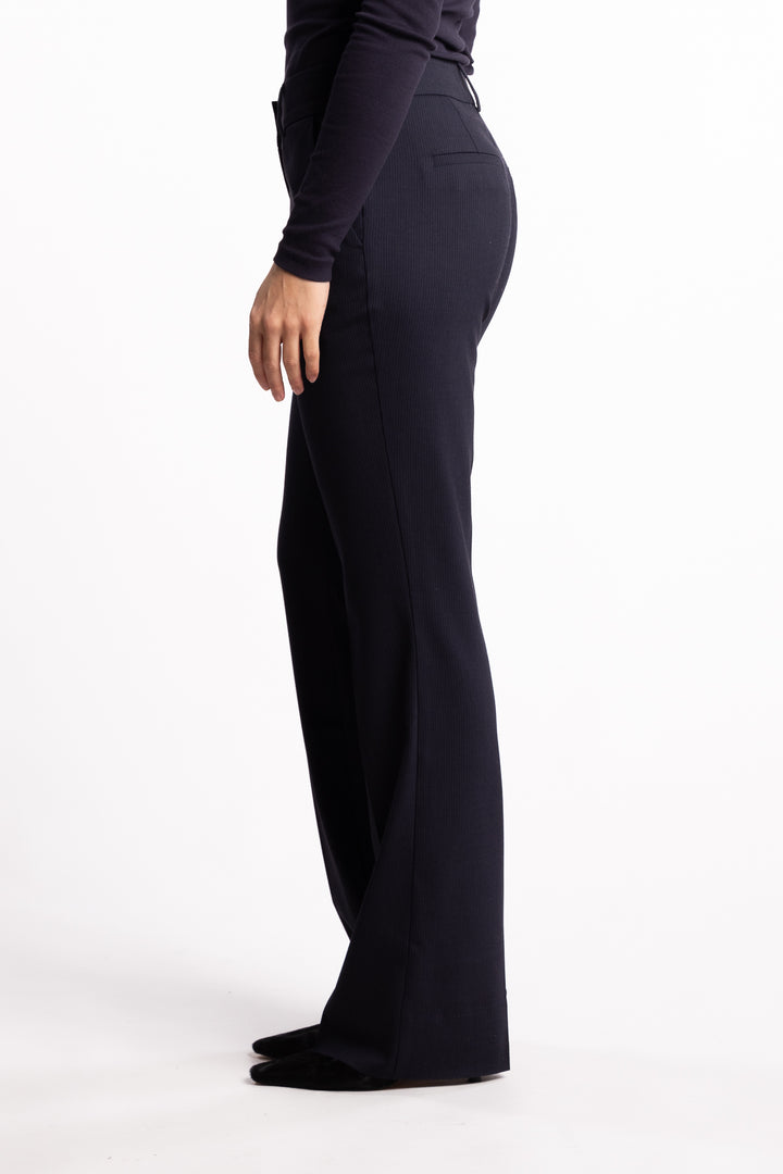 ClaraFV - Navy Mini Pinstripe
