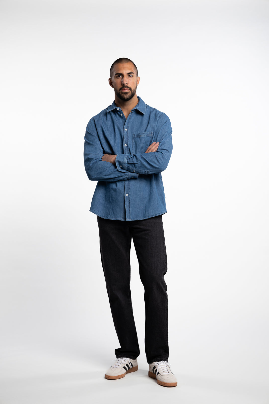 Saryan P Shirt Light Chambray