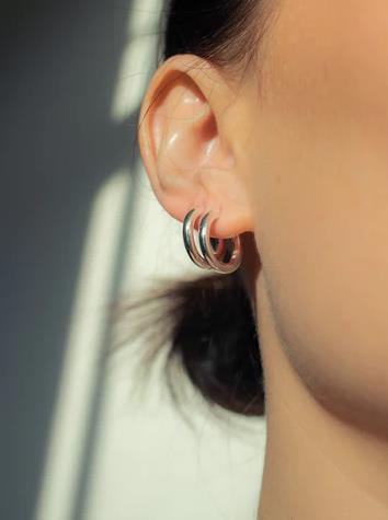 Perfect Hoops (S)- Silver