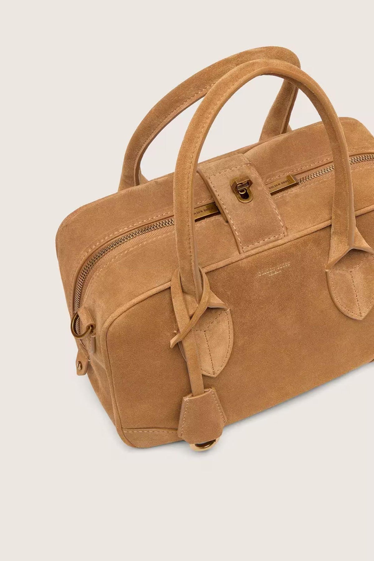 Vita Bag- Camel Suede