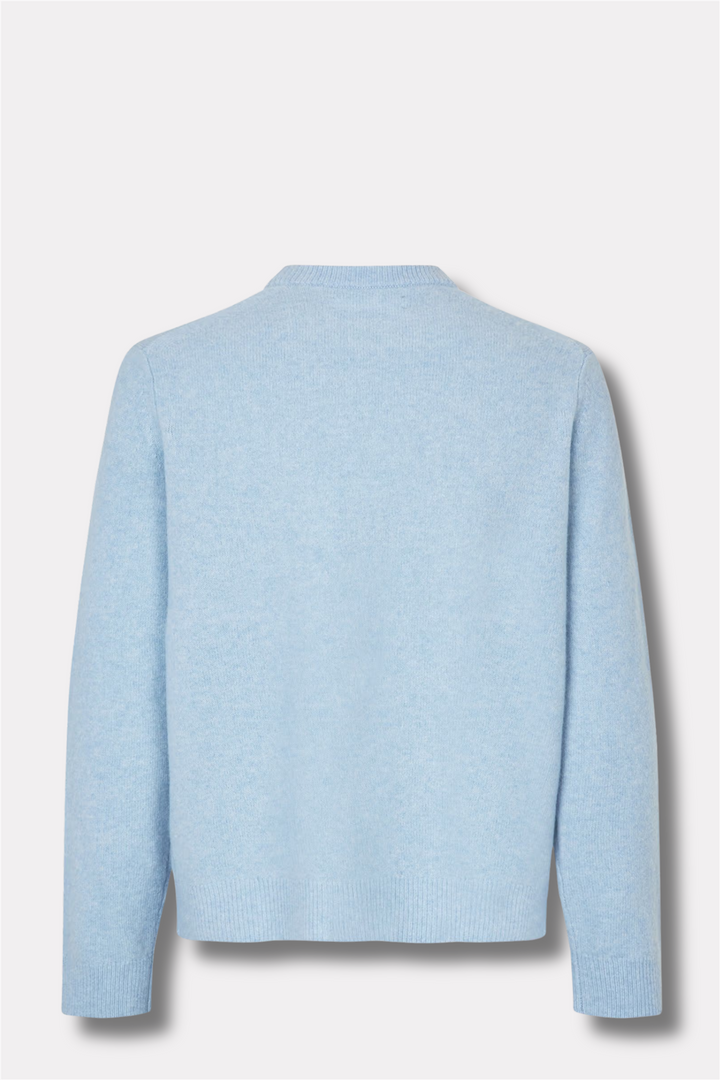 Isak Knit Sweater Subdued Blue