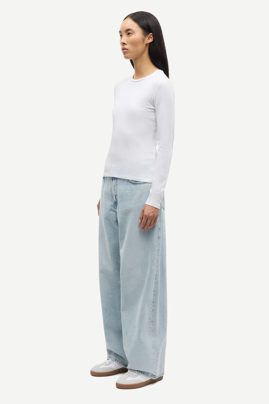 Saesme LS T-Shirt 16122- White
