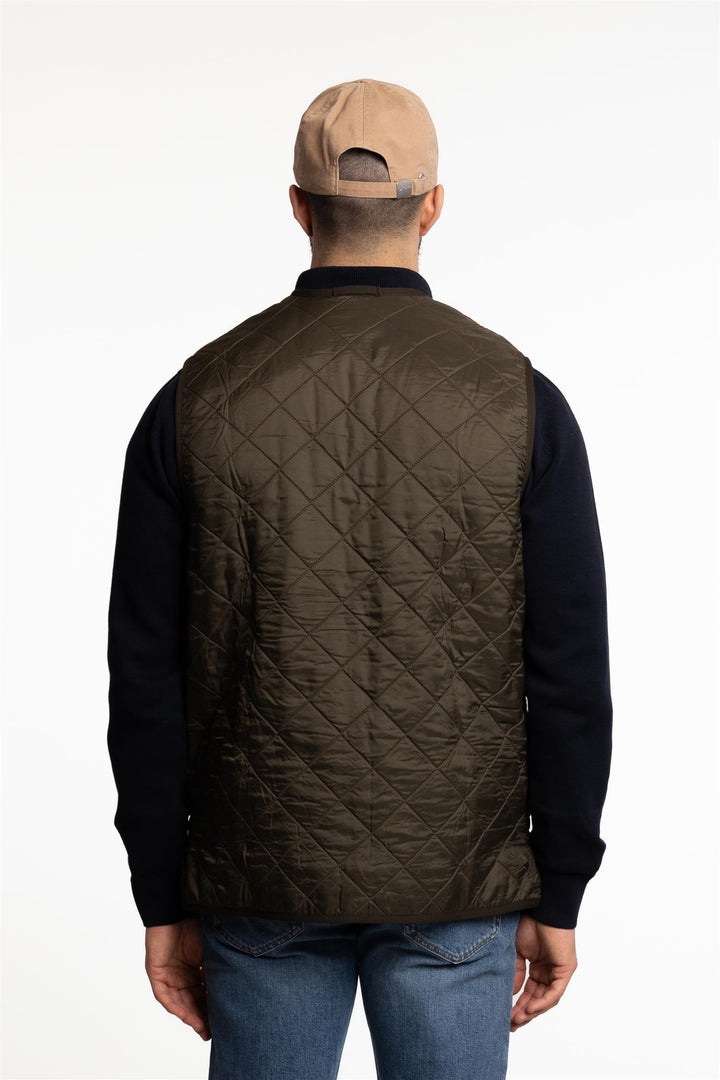 Polarquilt Waistcoat/Zip-In Liner Olive